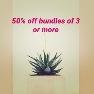 ‼️50% off bundles of 3 or more‼️